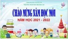 THÔNG BÁO CHƯƠNG TRÌNH LỄ KHAI GIANG NĂM HOC 2021-2022