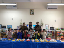 Ngày 17/1/2023 Trường mầm non Thanh Cao tổ chức ăn tất niên cho các con
