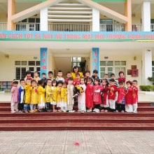 Hưởng ứng "Tuần lễ áo dài" năm 2023 của trường Mầm Non Thanh Cao.