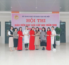 Ngày 13/3/2023 Cô Lý Thị Duyên tham gia hội thi "Giáo viên dạy giỏi cấp học mầm non thành phố Hà Nội năm học 2022-2023"