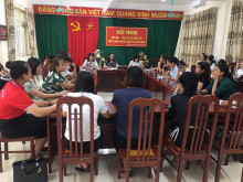 Trường mầm non Thanh cao tổ chức họp phụ huynh